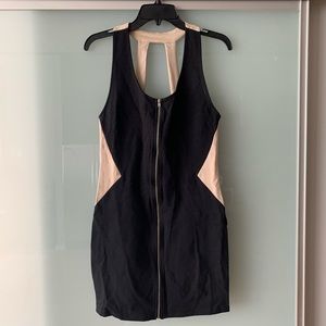 Black/Nude Bodycon Dress